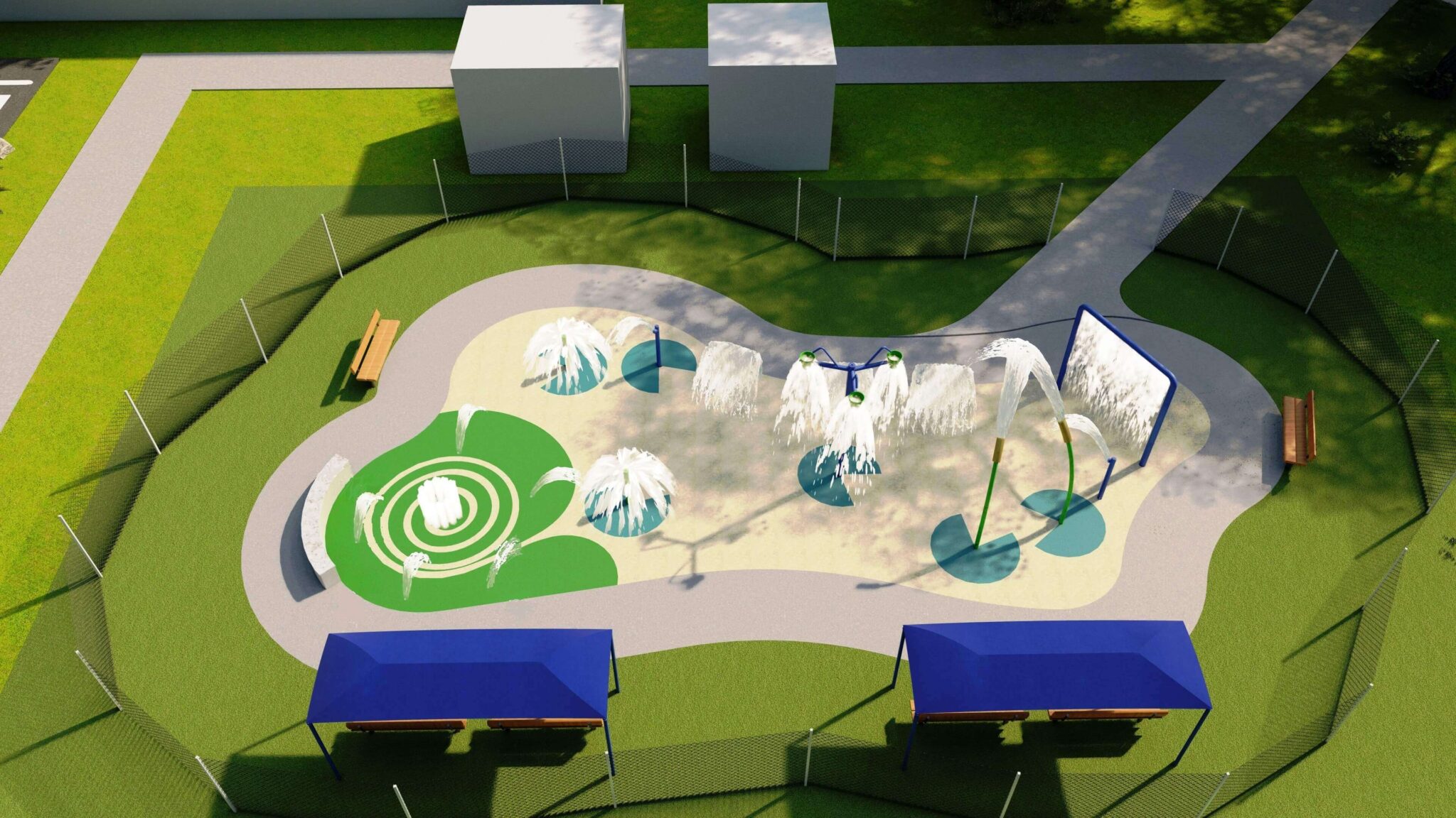 Best splash pad equipment manufacturer Oasiswaterplaygrounds