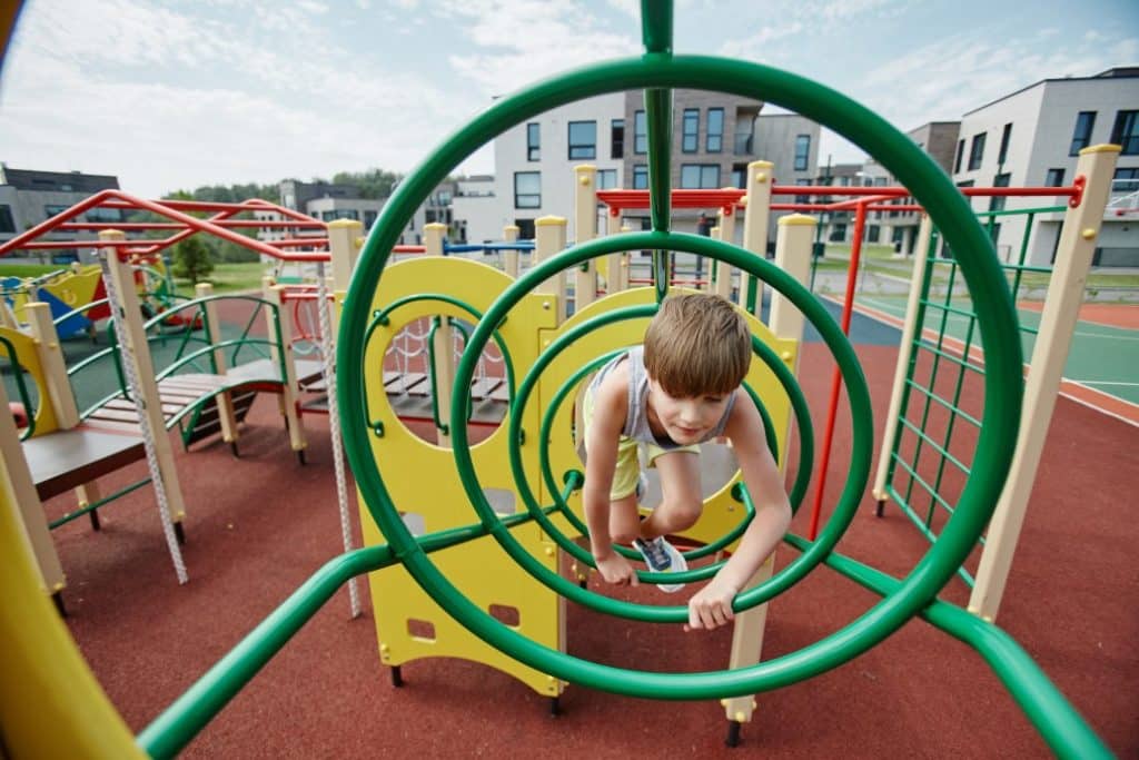 Installing Outdoor Playground Equipment