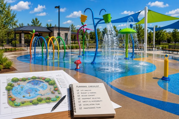 Commercial Splash Pad Design
